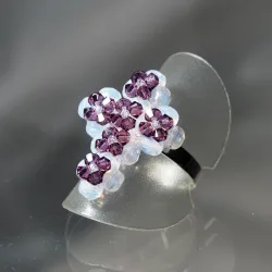  - Ring Anahita -  - Laiton argenté